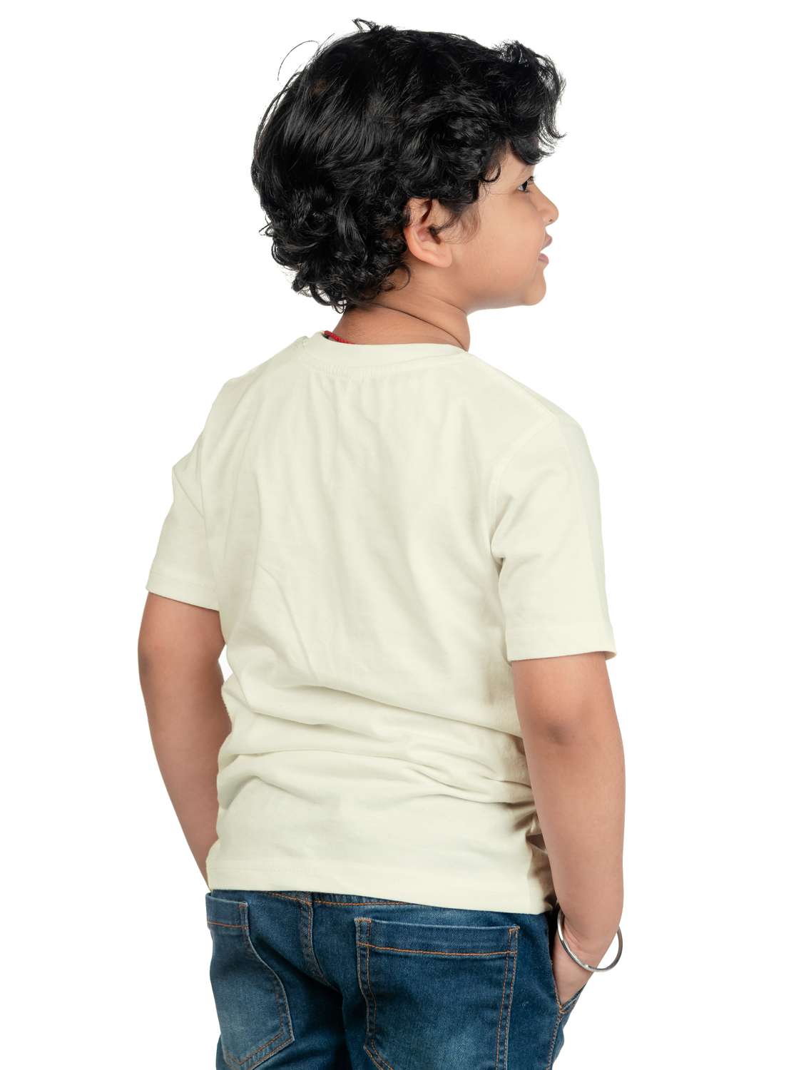 boys round neck chest printed t-shirt - 20535971 -  Standard Image - 1