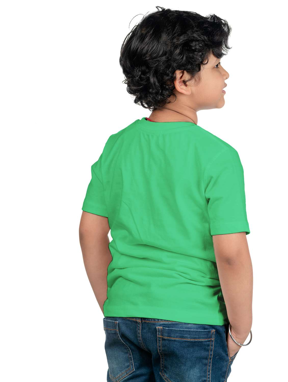 boys round neck chest printed t-shirt - 20536062 -  Standard Image - 1