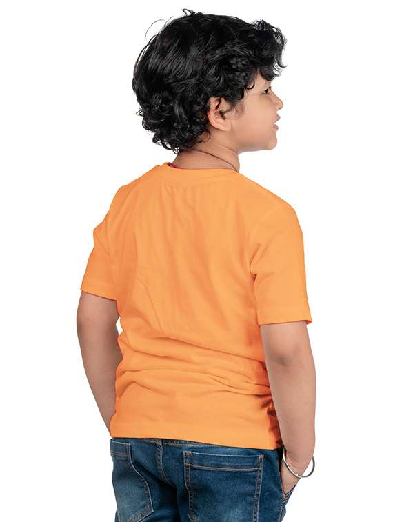 boys round neck chest printed t-shirt - 20536064 -  Standard Image - 1