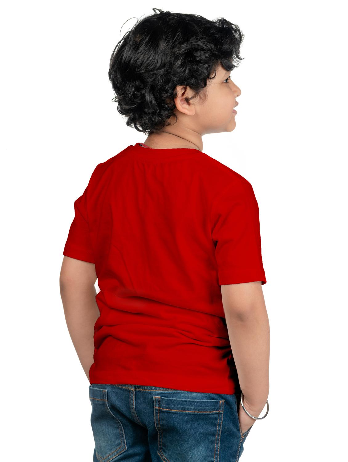 kids unisex red graphic tee - 20536078 - Standard Image - 1