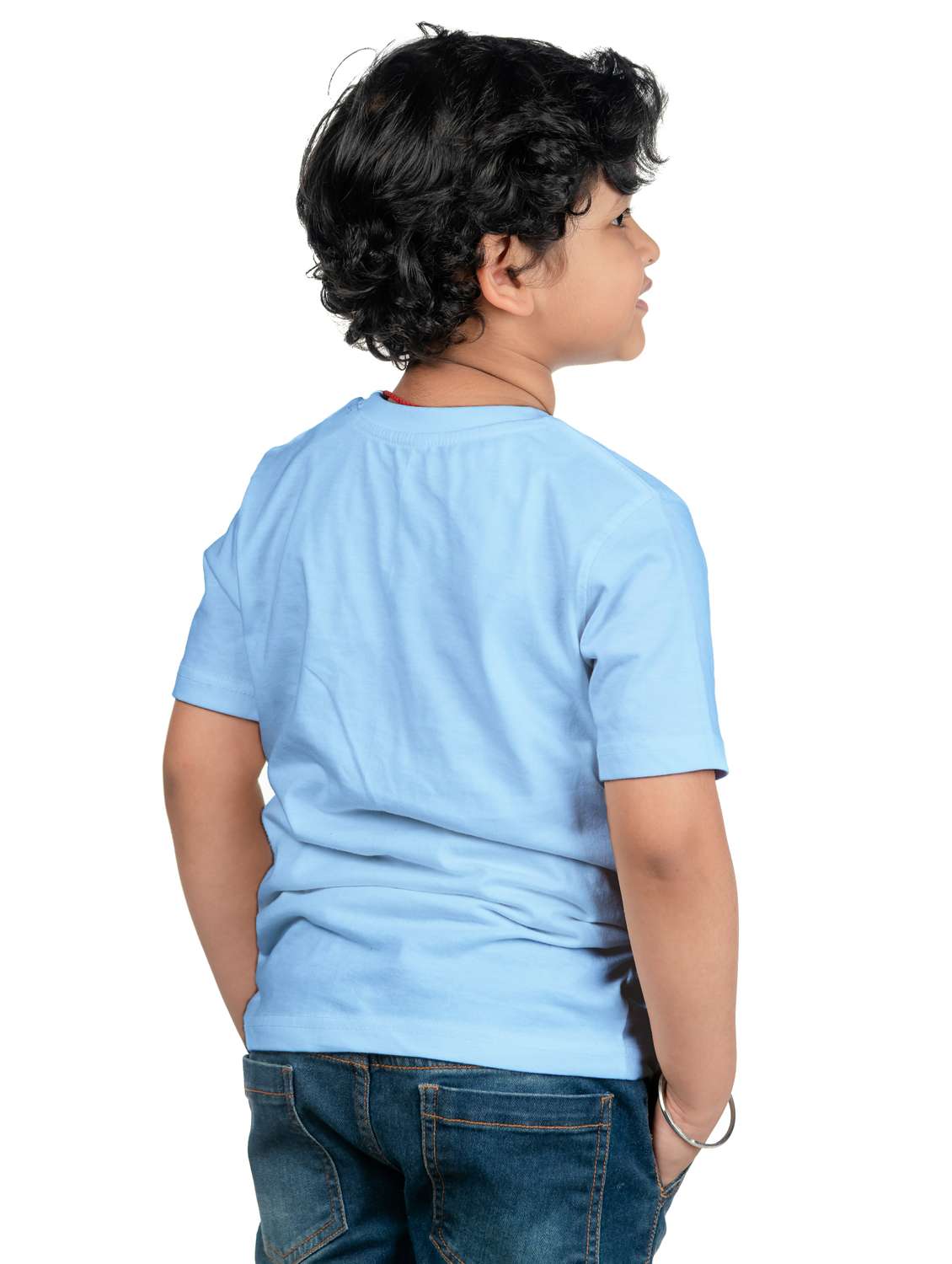 boys round neck front printed t-shirt - 20536108 -  Standard Image - 1