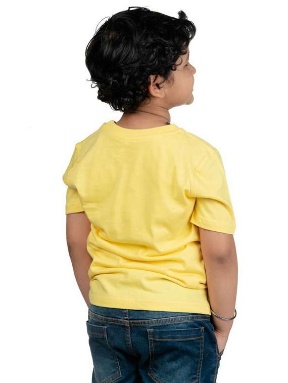 yellow cotton blend tee - 20536148 -  Standard Image - 1