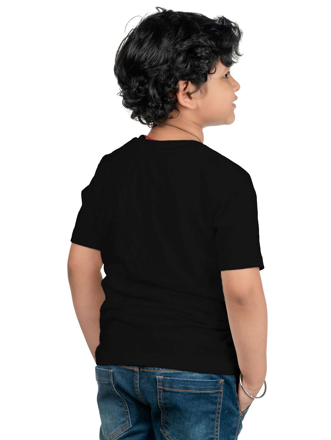 boys round neck chest printed t-shirt - 20536164 -  Standard Image - 1