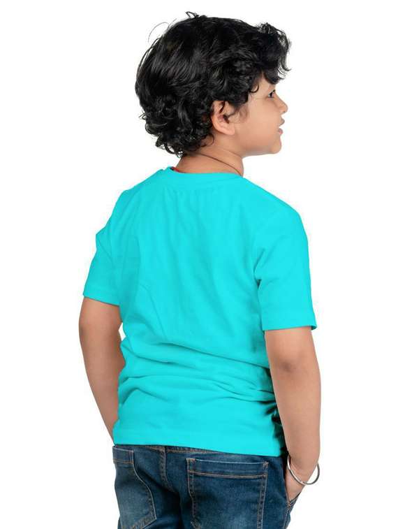 boys round neck chest printed t-shirt - 20536181 -  Standard Image - 1