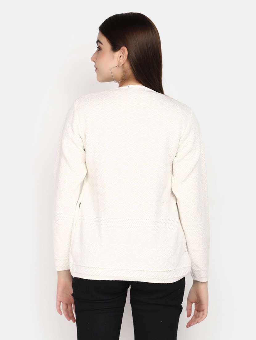 women long sleeved solid cardigan - 20536650 -  Standard Image - 1