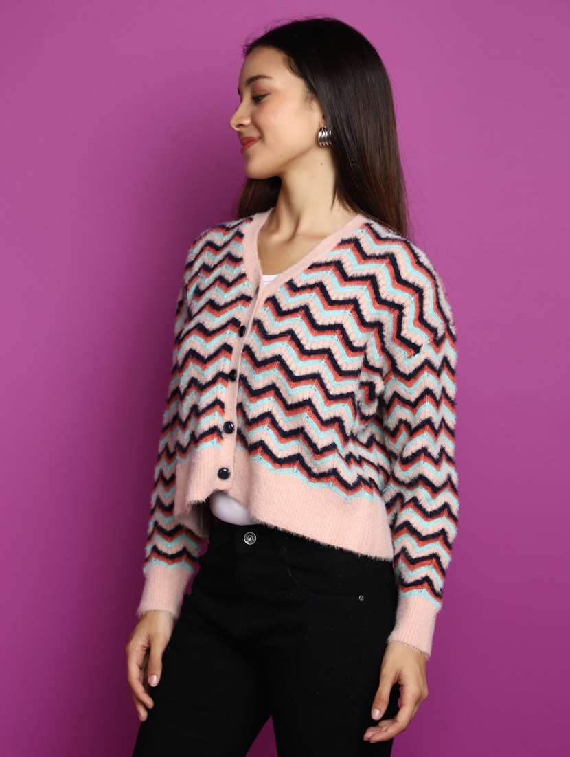 pink cotton cardigan - 20536718 -  Standard Image - 1