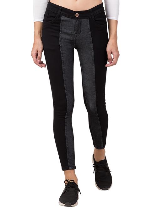 women's color block slim fit jeans - 20537529 -  Standard Image - 0