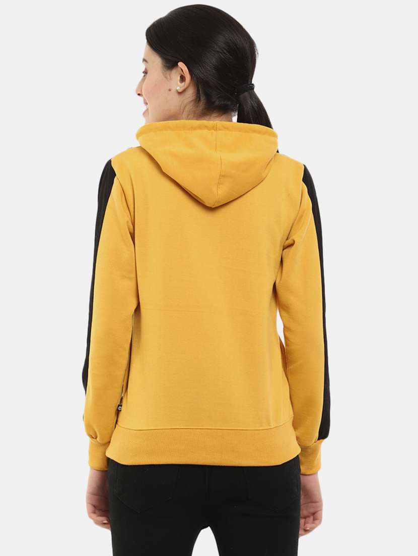 women long sleeved color block sweatshirt - 20537553 -  Standard Image - 1