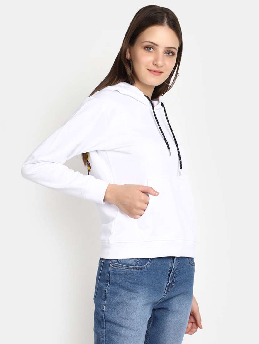 women front & back print long sleeve sweatshirt - 20537567 -  Standard Image - 1