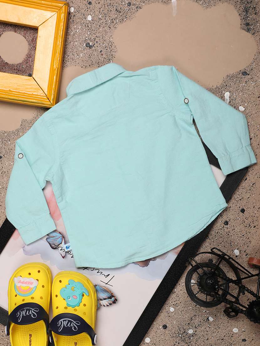 boys cotton long sleeve shirt - 20537606 -  Standard Image - 1