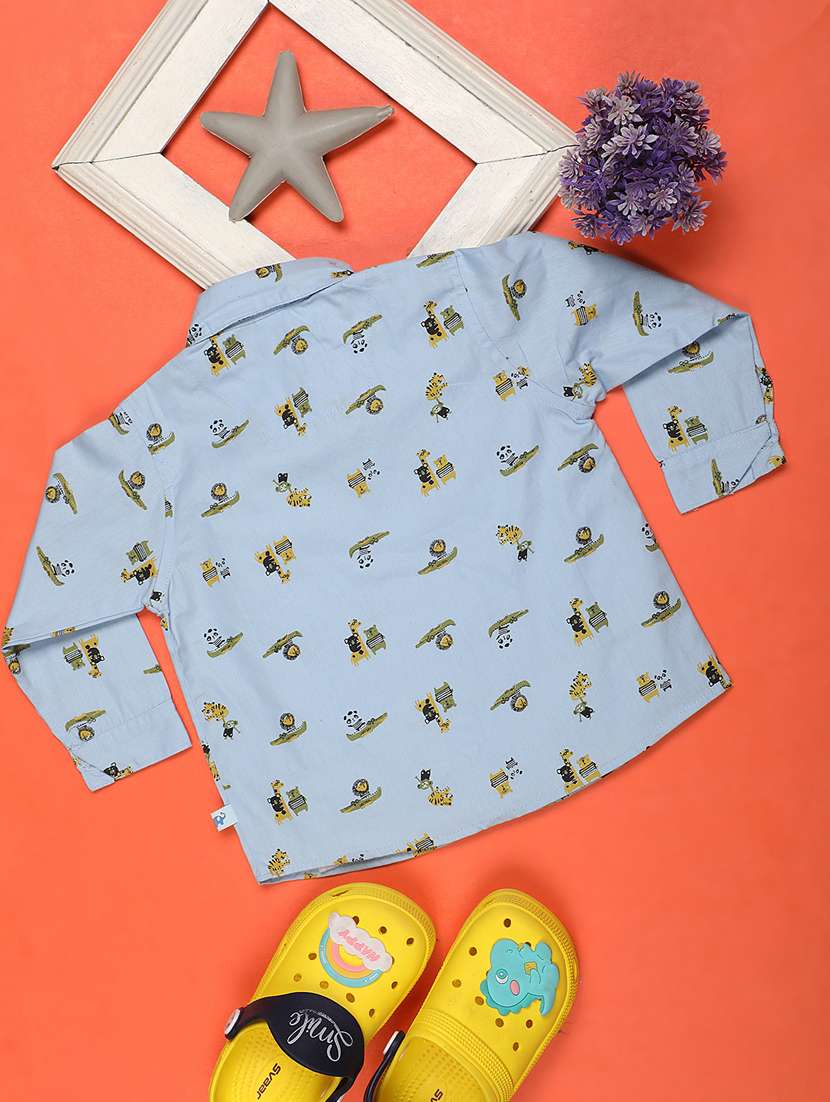 boys cotton long sleeve shirt - 20537607 -  Standard Image - 1