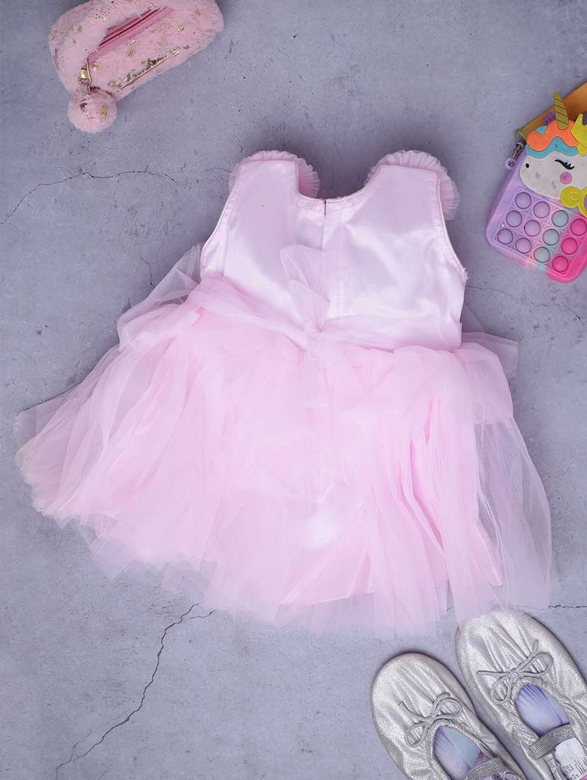 girls round neck sleeveless frock - 20537608 -  Standard Image - 1