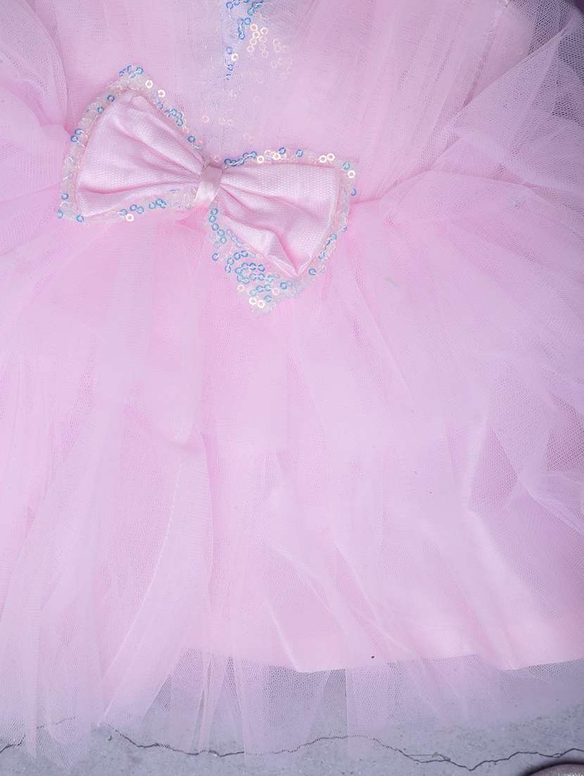 girls round neck sleeveless frock - 20537608 -  Standard Image - 4