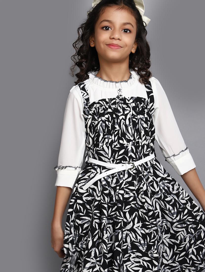 kids black acrylic frock - 20537678 - Standard Image - 4