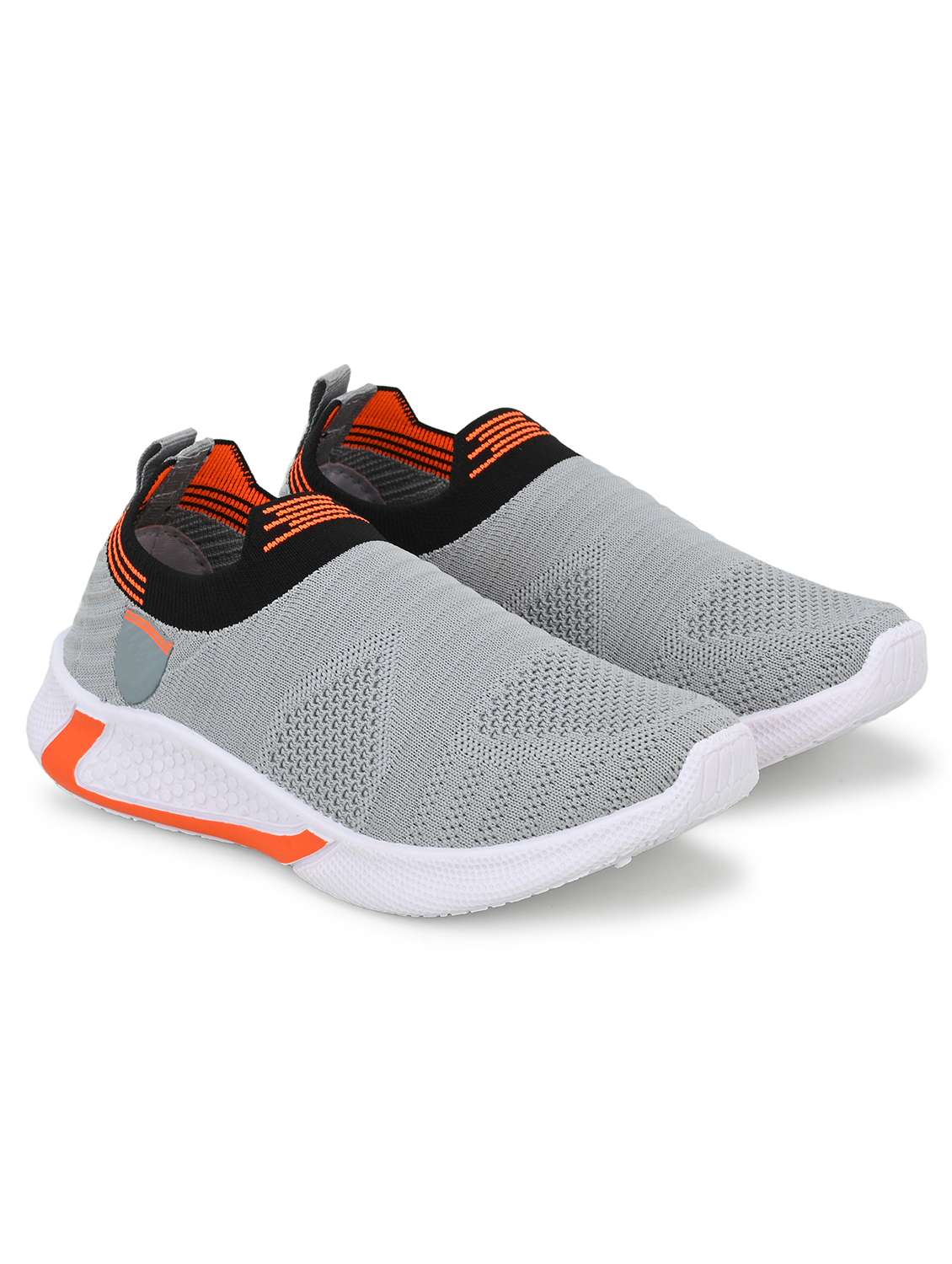 boys grey leatherette slip on sneakers - 20538582 -  Standard Image - 1