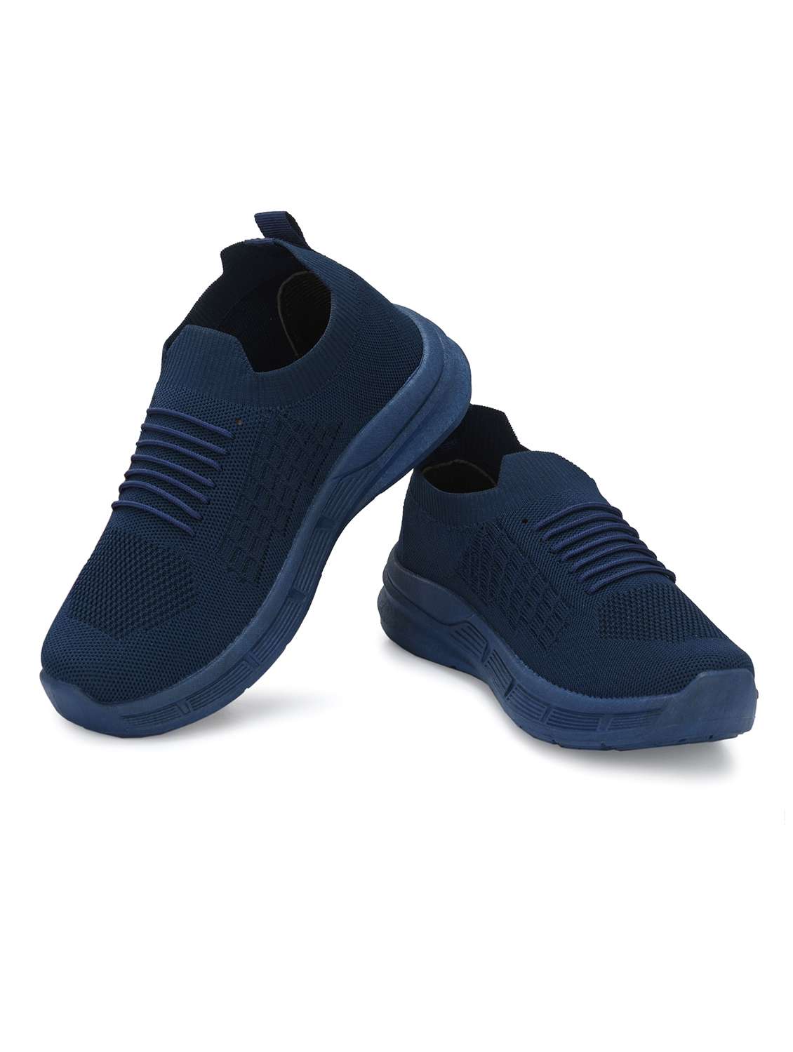boys navy blue lace up sports shoe - 20538605 -  Standard Image - 1