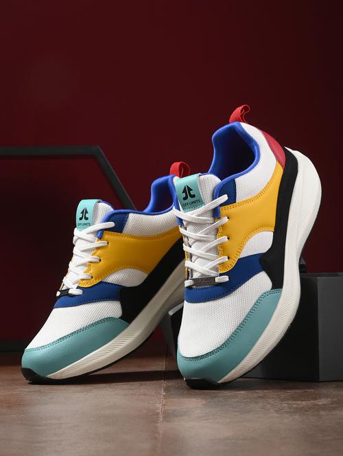 men color block multi colored lace up sport shoe - 20538680 -  Standard Image - 0