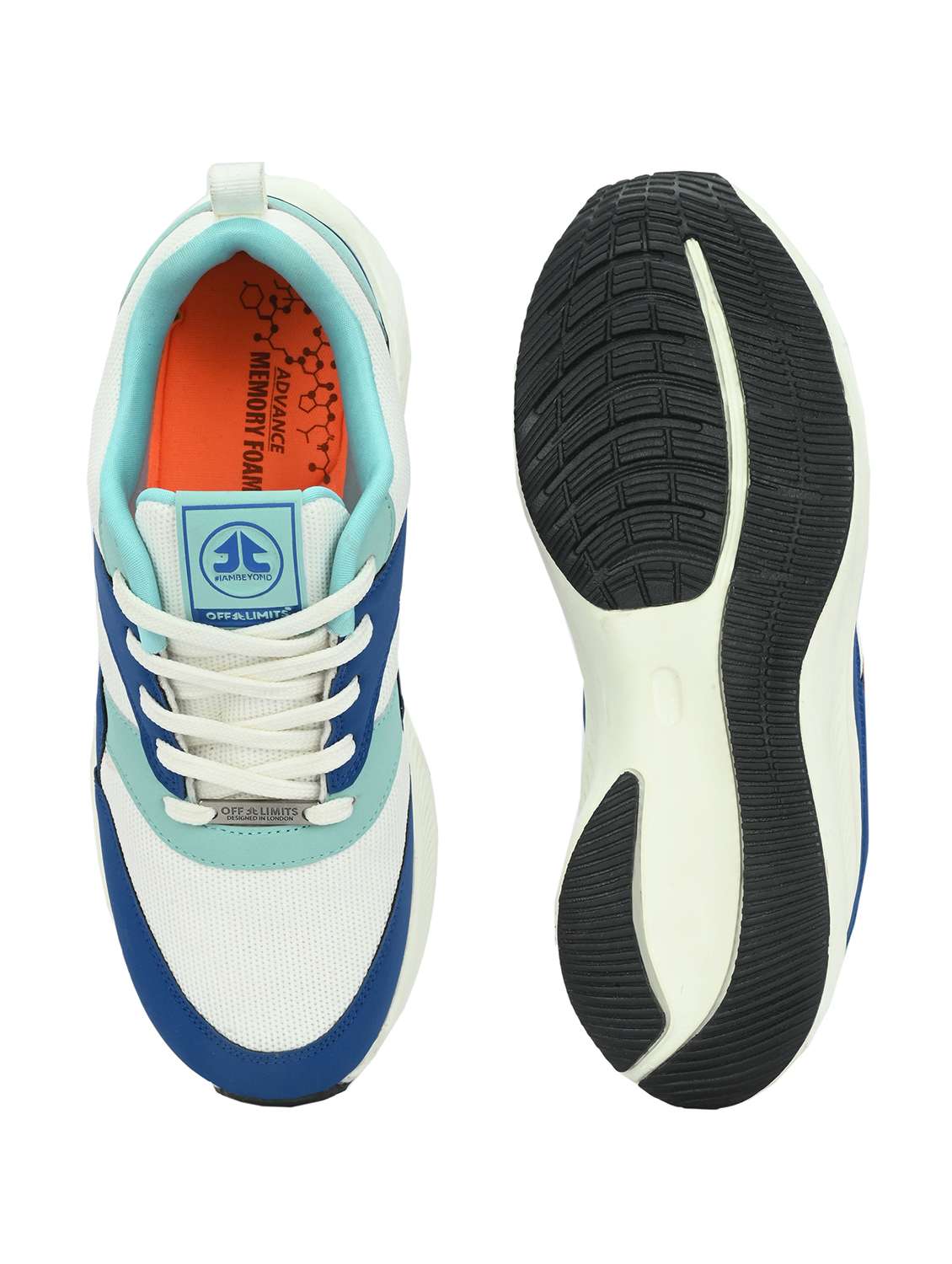 women color blocked lace-up sports shoe - 20538690 -  Standard Image - 4