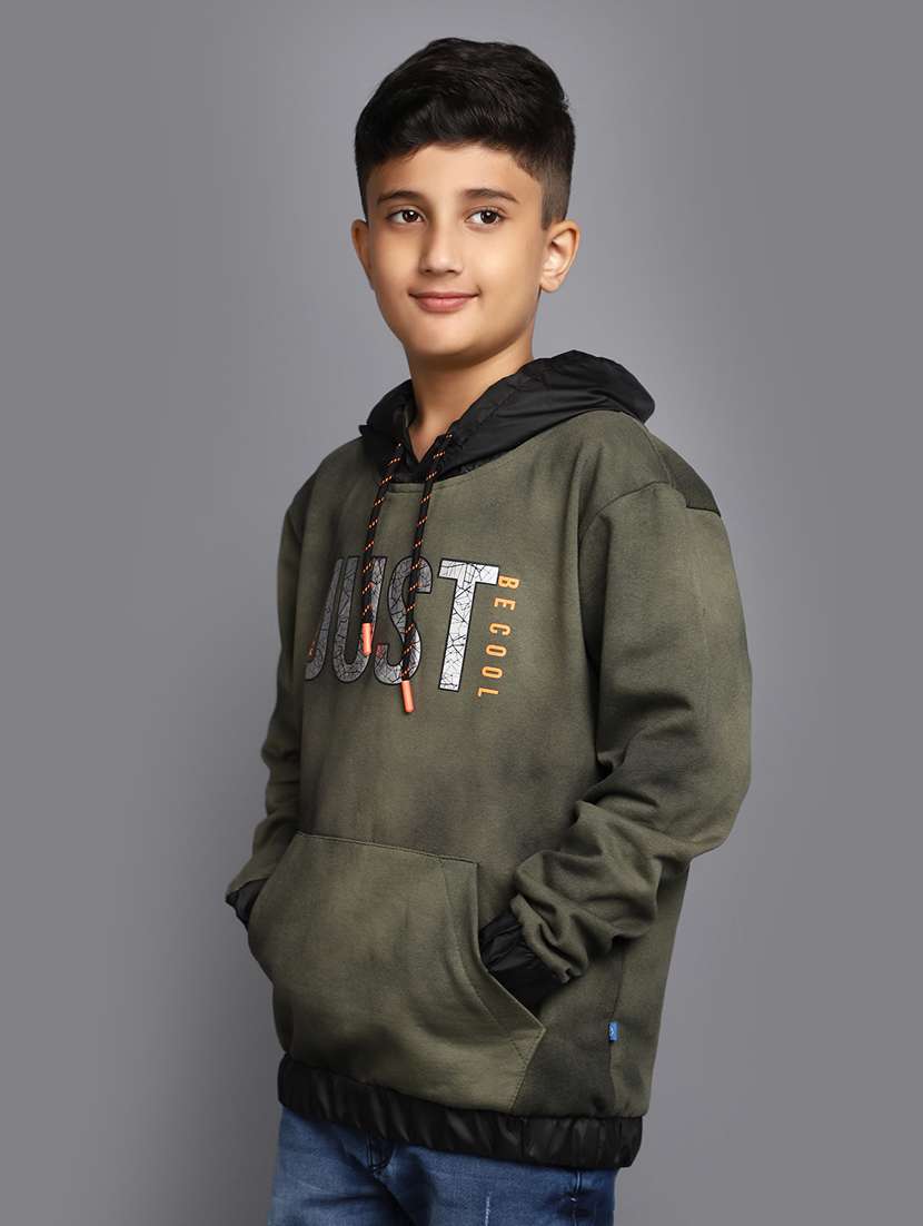 boys long sleeved chest printed sweatshirt - 20538840 -  Standard Image - 1