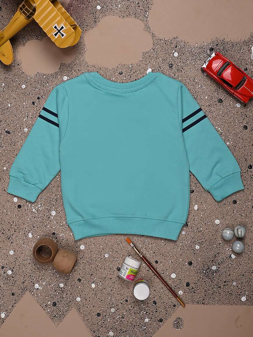 boys round neck front printed sweatshirt - 20538849 -  Standard Image - 1