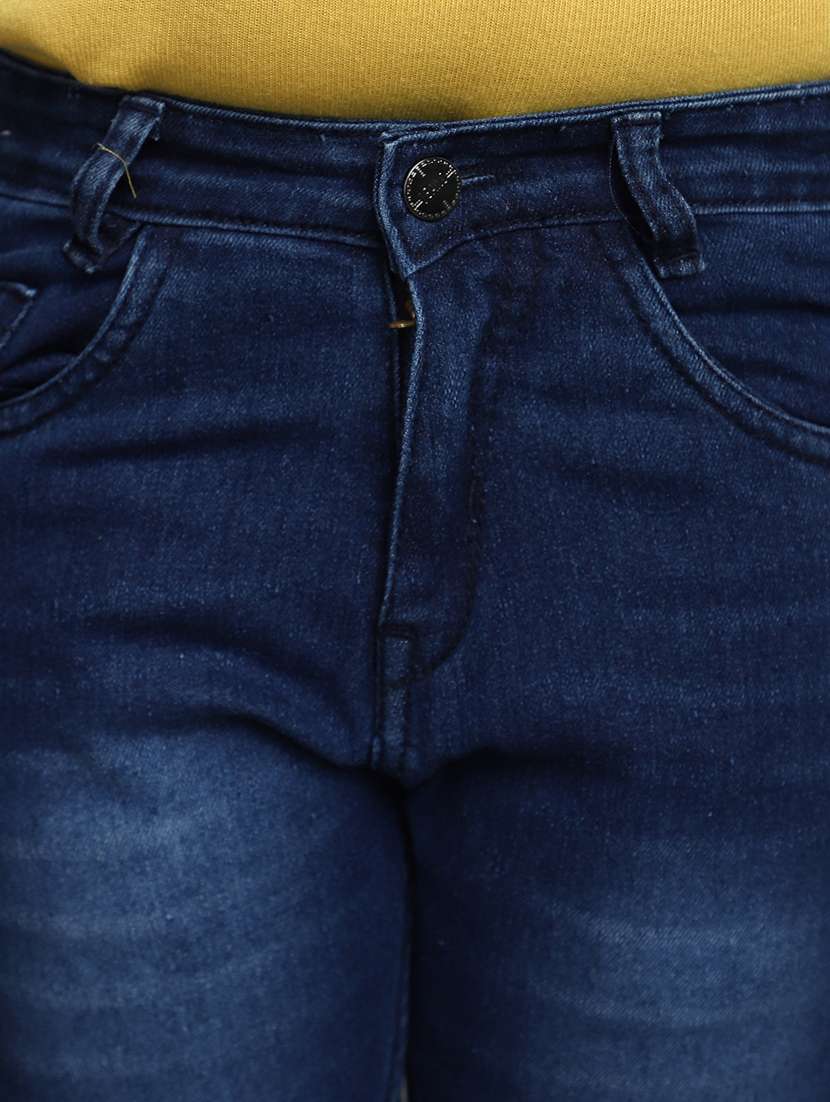 boy's plain slim fit jeans - 20539028 -  Standard Image - 4