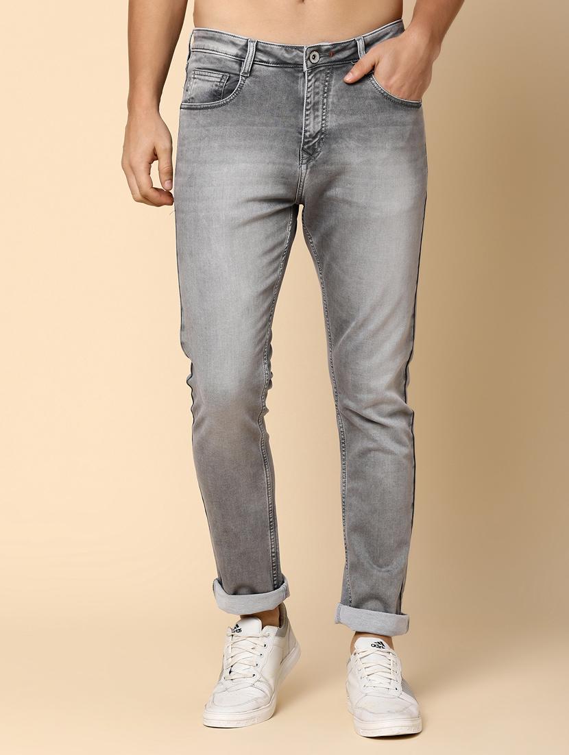mens slim fit plain jeans - 20539092 - Zoom Image - 0