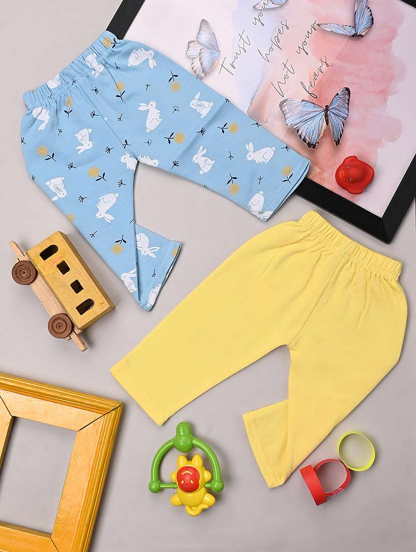 girls pack of 2 printed trousers - 20539280 -  Standard Image - 1