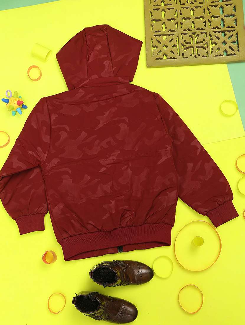 boys hooded regular jacket - 20539516 -  Standard Image - 1