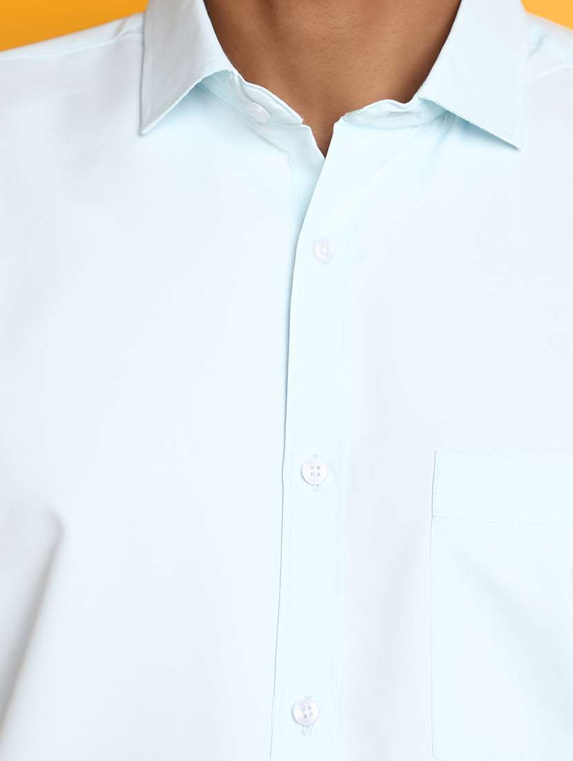 men solid cotton formal shirt - 20539545 -  Standard Image - 4