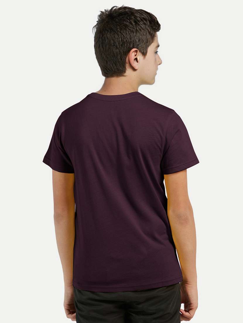 boys purple cotton viscose t-shirt - 20539799 -  Standard Image - 1