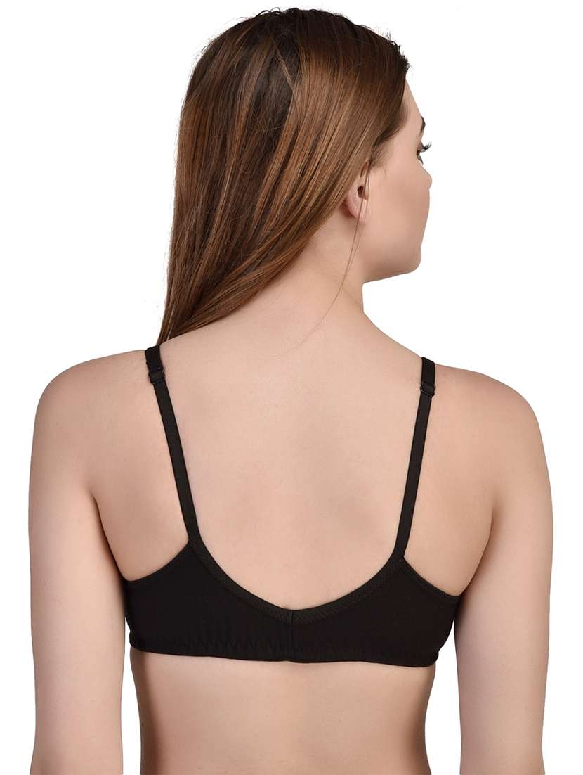 women solid front open bra - 20540152 -  Standard Image - 1