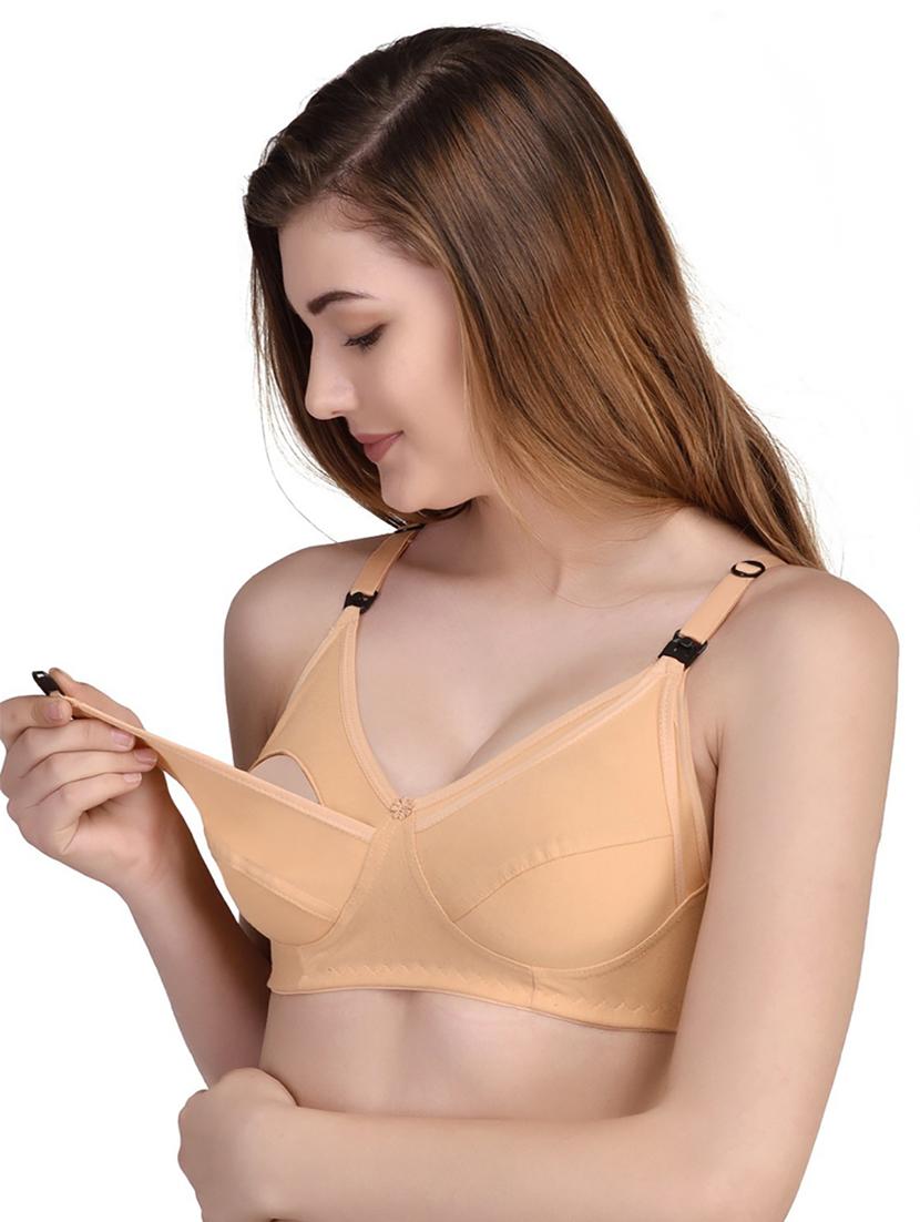 women solid maternity bra - 20540208 -  Standard Image - 1