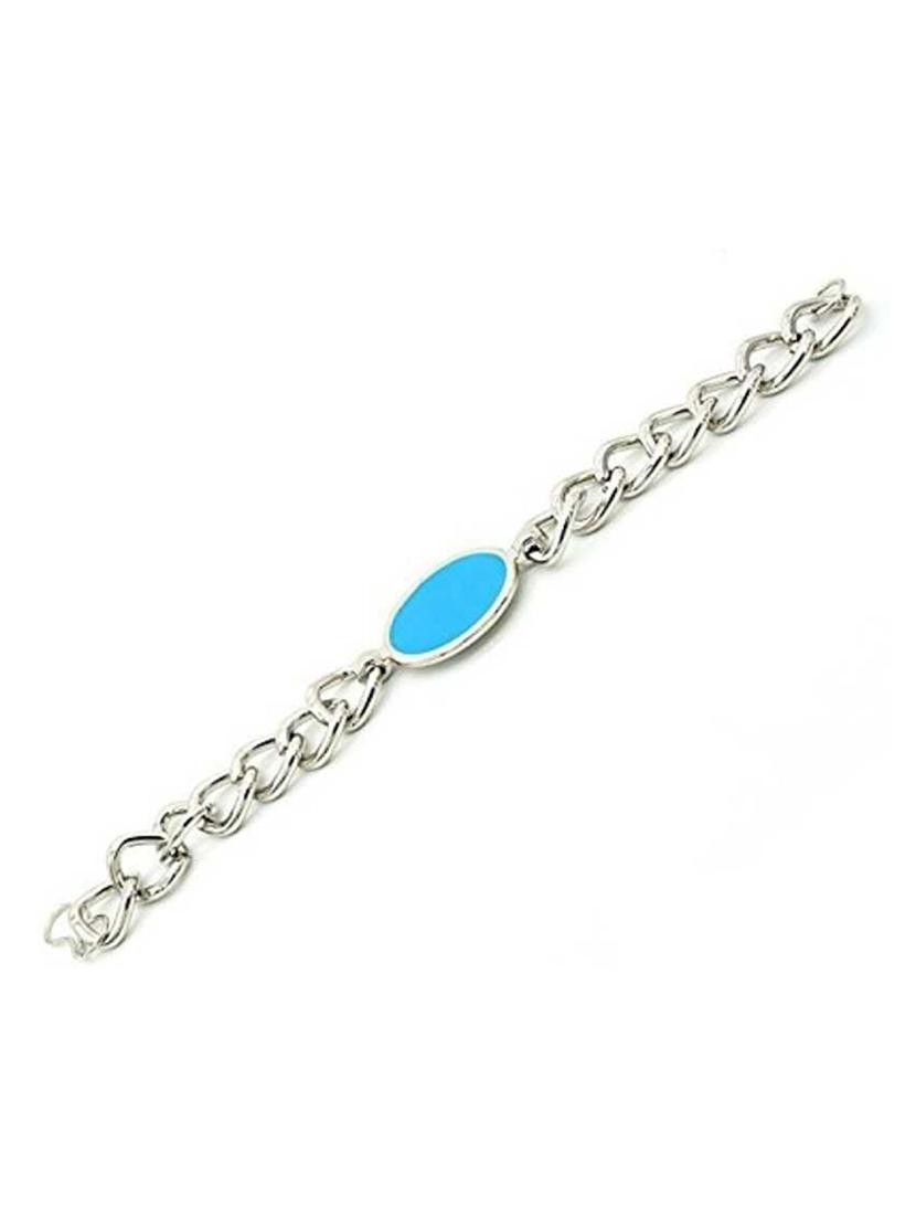 men silver metal bracelet - 20541179 - Standard Image - 1
