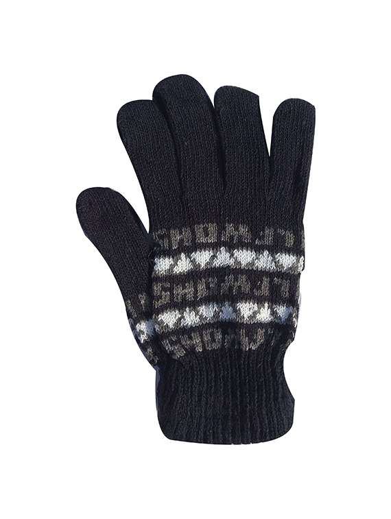 men acrylic wool hand gloves - 20541187 -  Standard Image - 1