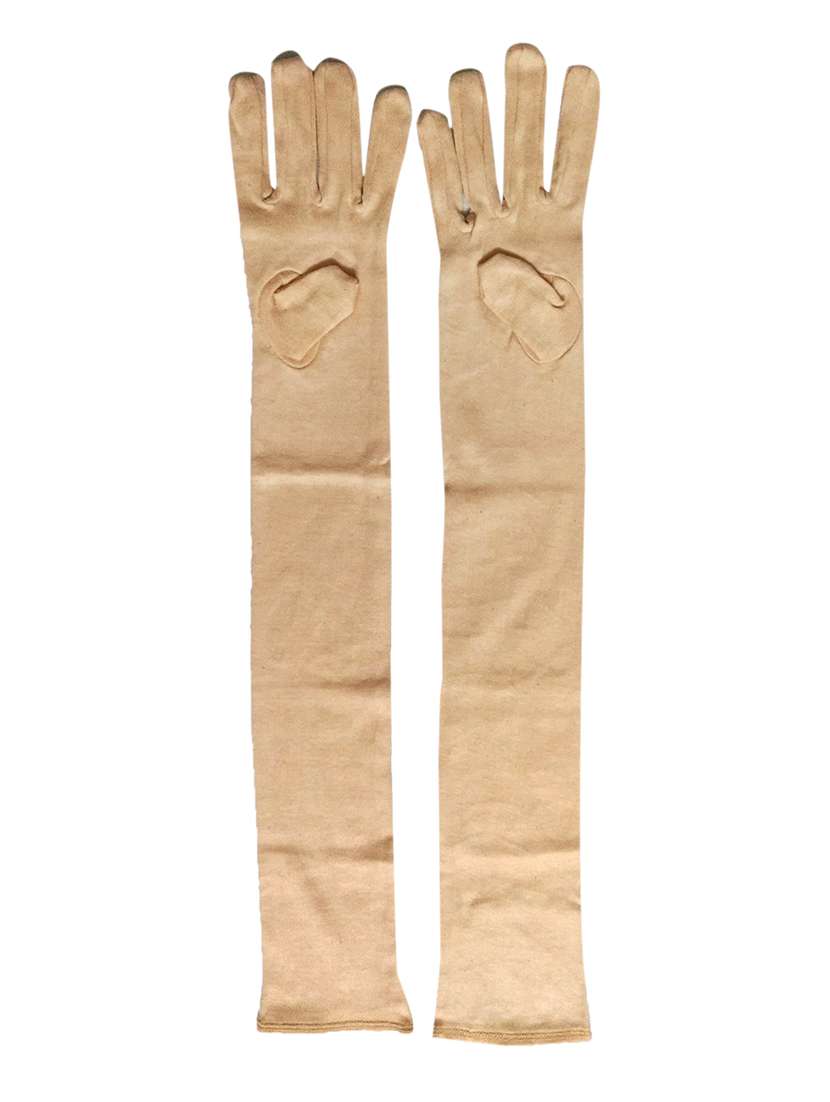 beige cotton gloves - 20541335 -  Standard Image - 1