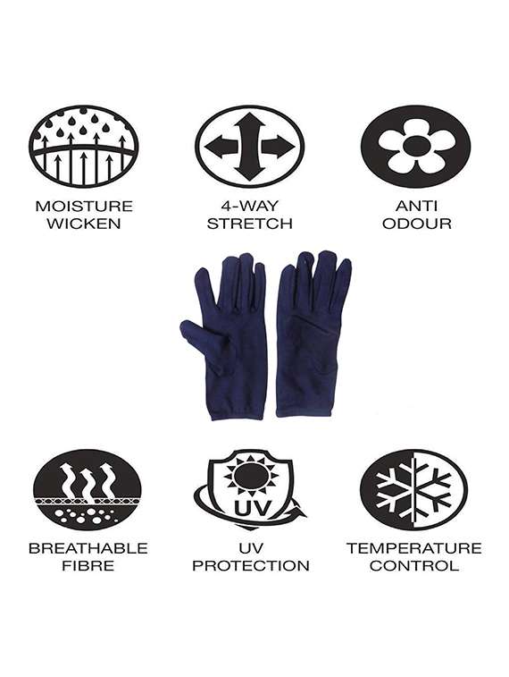 women solid cotton gloves - 20541336 -  Standard Image - 1