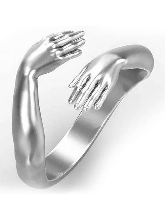 silver metal finger  ring - 20541627 -  Standard Image - 1