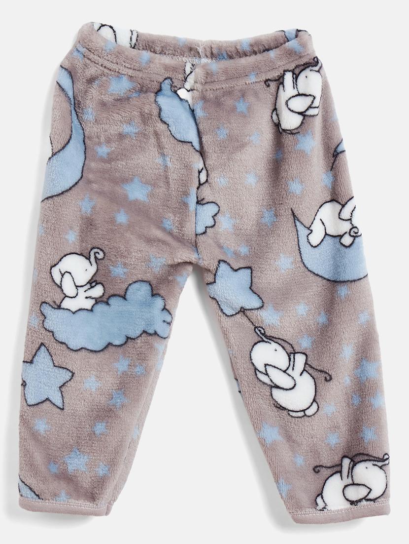 kids grey printed jhabla & pant - 20541741 - Standard Image - 4