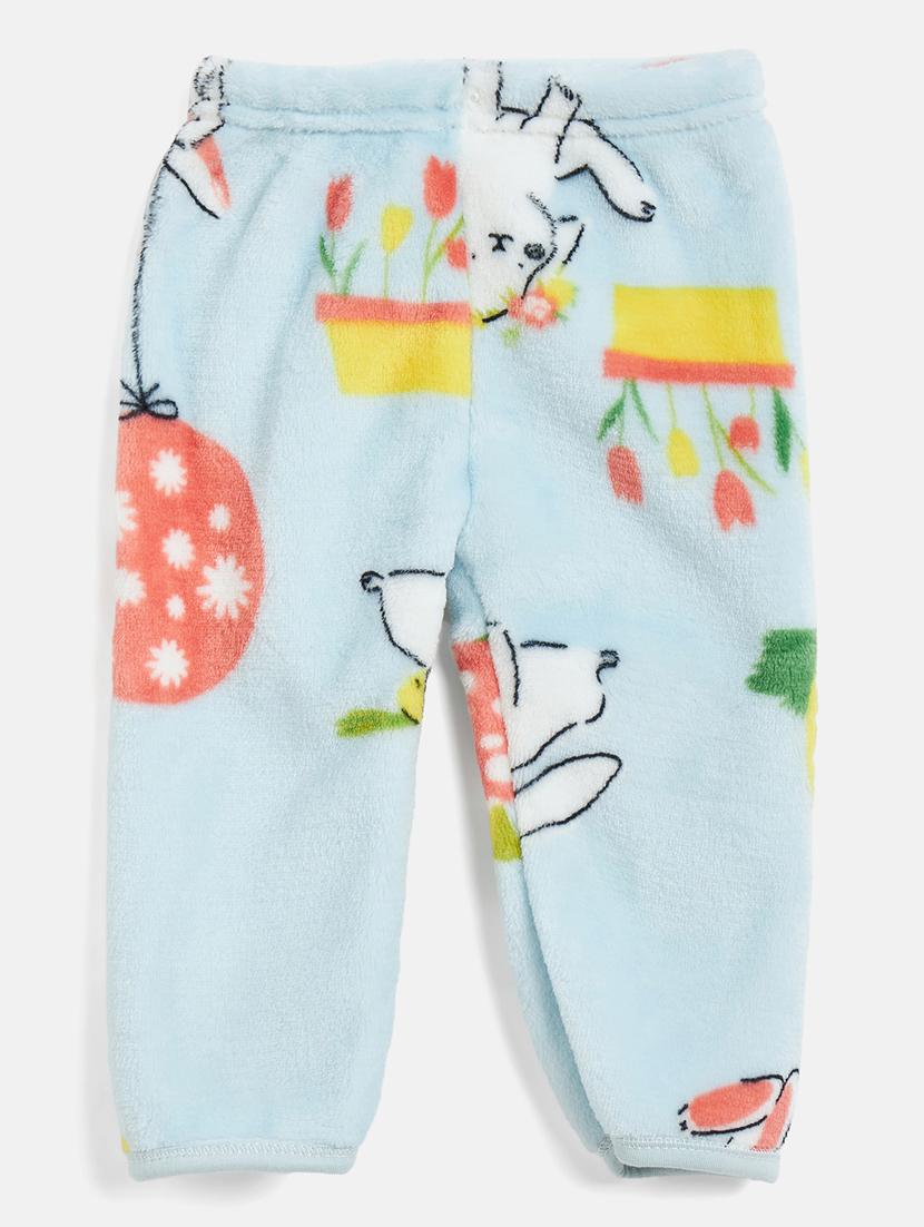 kids light blue printed jhabla & pant - 20541743 - Standard Image - 4