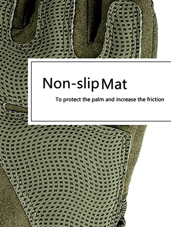 men olive fur gloves - 20541781 -  Standard Image - 4