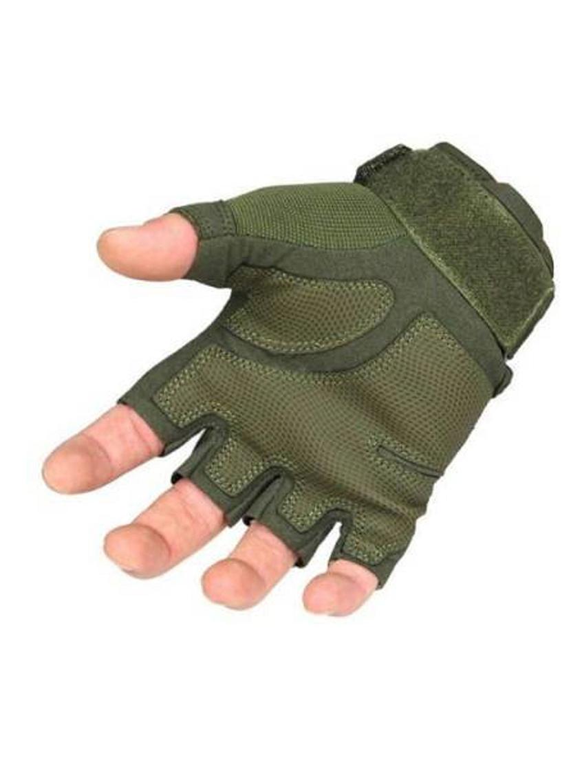 men olive nylon gloves - 20541783 - Standard Image - 1