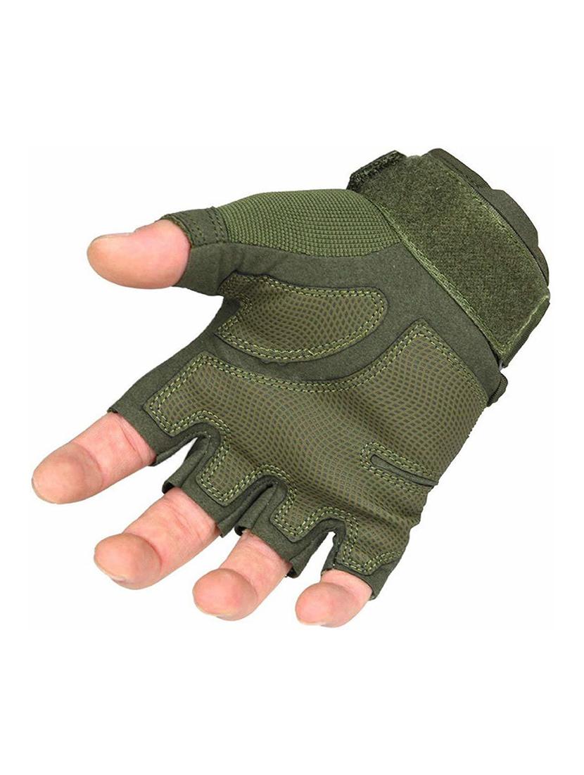 men olive polyester gloves - 20541800 - Standard Image - 1