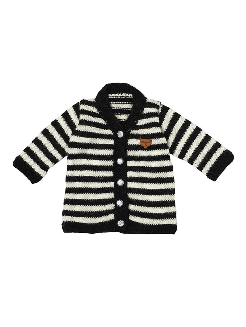 boys black & white striped sweater & pant set - 20542147 -  Standard Image - 1