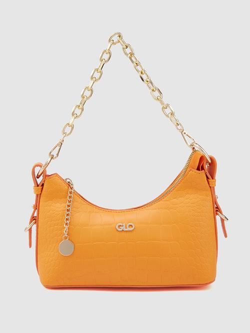 orange leatherette (pu) sling bag - 20546353 -  Standard Image - 0