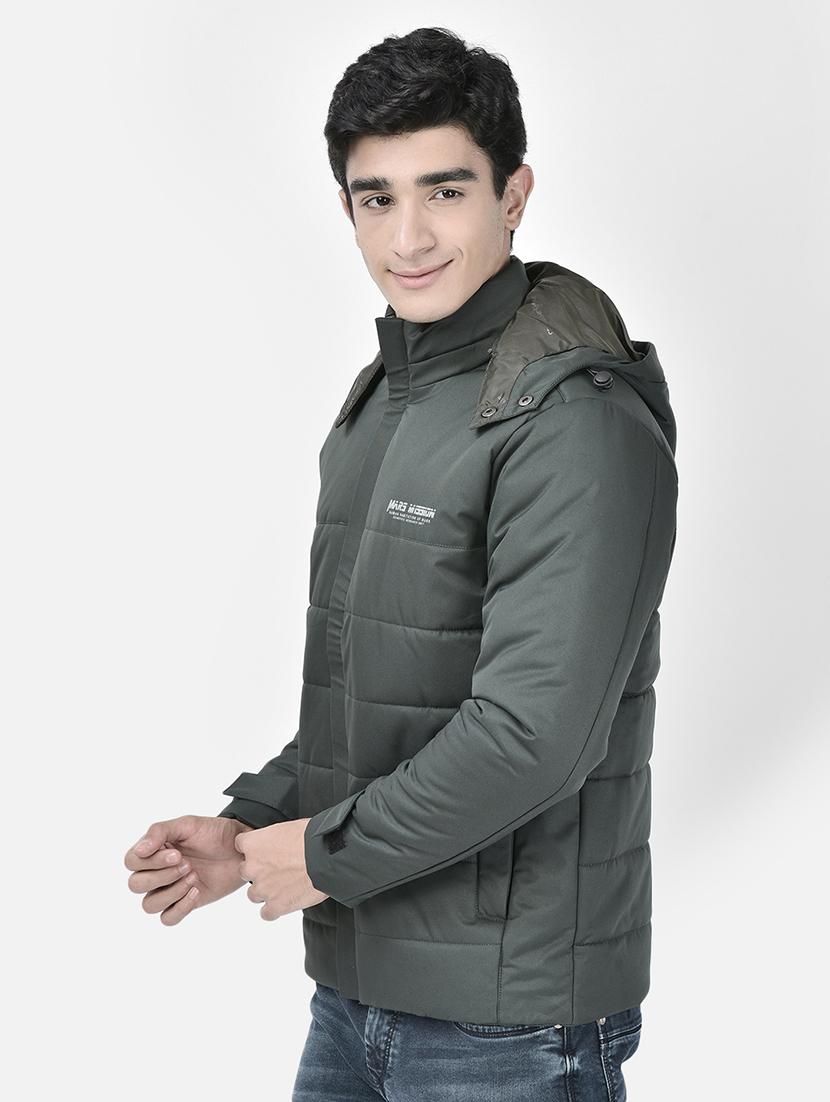 men back typographic print puffer jacket - 20546951 -  Standard Image - 1