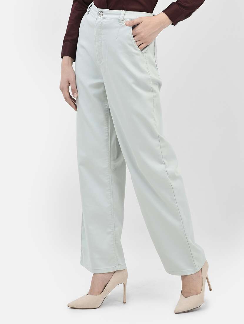 women solid high rise bootcut jean - 20547051 -  Standard Image - 1