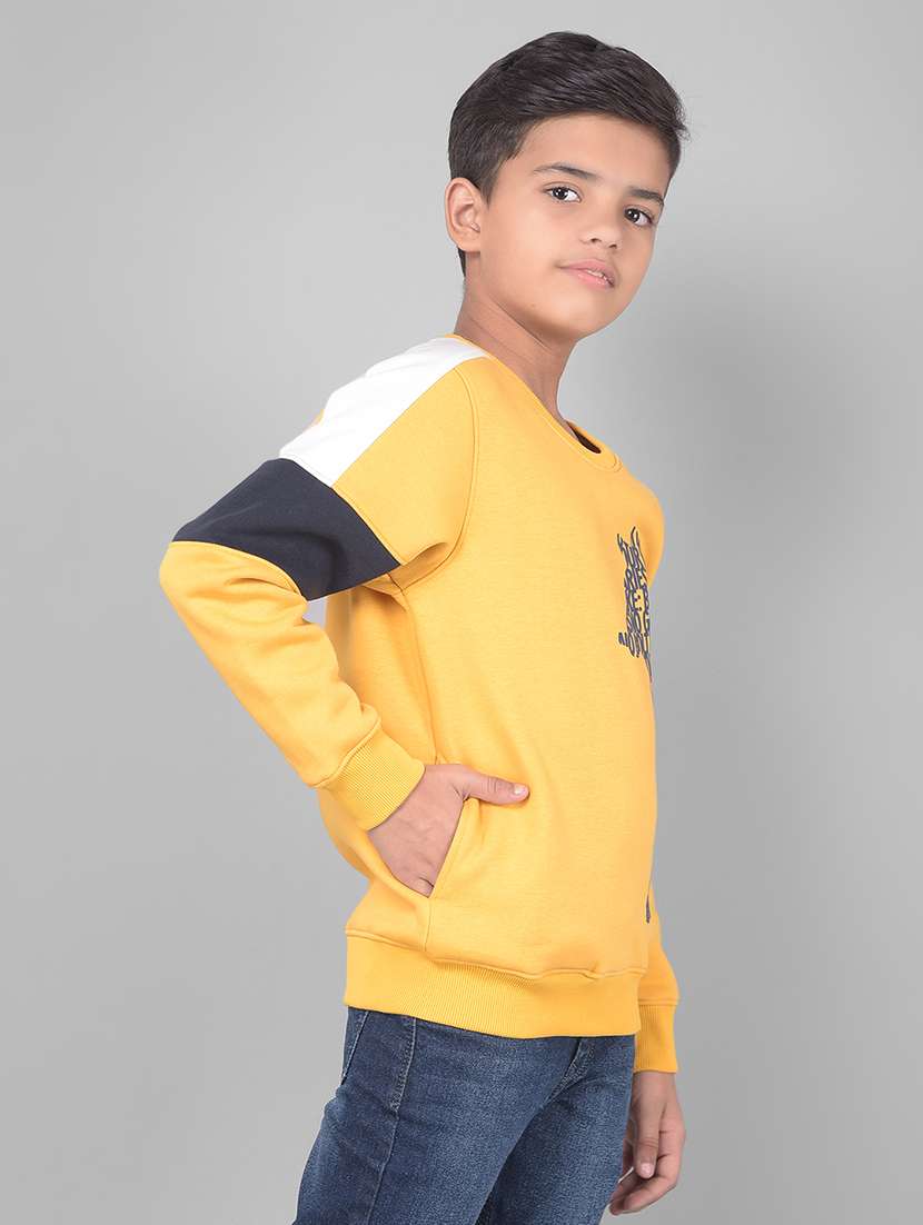 boys round neck graphic regular sweatshirt - 20547091 -  Standard Image - 1