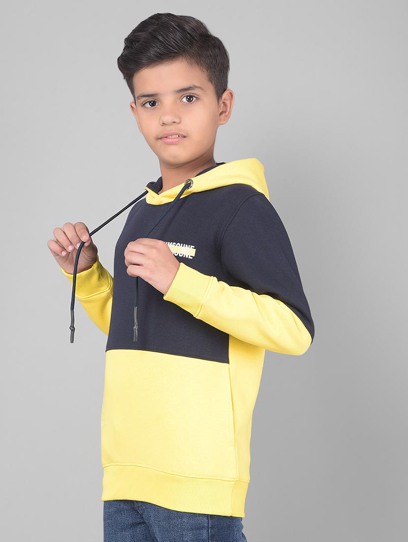 boys color block hooded sweatshirt - 20547098 - Standard Image - 1