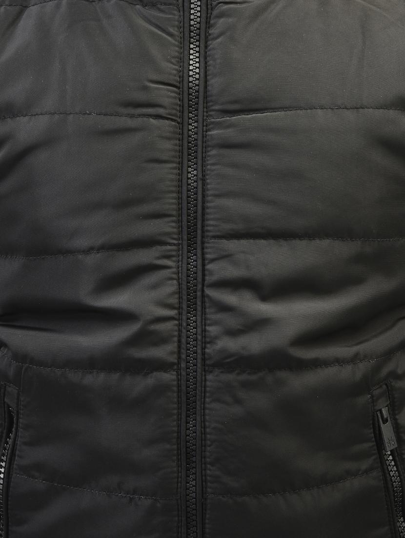 boys black solid hooded puffer jacket - 20547189 - Standard Image - 4