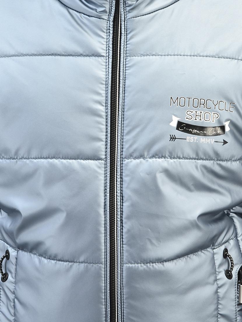 boys blue solid full sleeve puffer jacket - 20547193 - Standard Image - 4